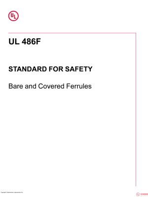 UL 486F PDF UL 486F PDF